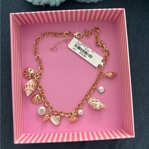 Gold Shell Charm Necklace